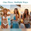 Chuỗi đầu FUHUIOT Boho, Chuỗi tóc Bohemian phong cách đại dương, Chuỗi đầu vỏ Sao biển thanh lịch Thời trang đính cườm Đầu mảnh mặc thường ngày