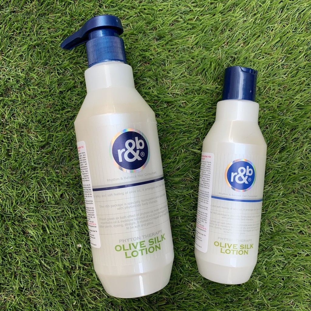 Kem dưỡng bóng tóc R&B Olive Silk Lotion 450ml [ MK ] NEW 2026