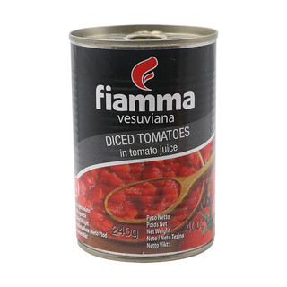 Cà chua xắt miếng AI - Fiamma hộp 400g
