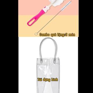 Bình Giữ Nhiệt BOSS Inox 316 4 Lớp 1000,1500ml, Kèm Cốc, Nóng Lạnh, Tặng 3 Món Phụ Kiện