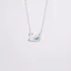 Tỏa sáng Zircon Swan Vòng Cổ Nữ Thép Titan Chống Phai Màu Dây Xích Xương Đòn Thanh Lịch Khí Khí Nhiều Màu Tùy Chọn