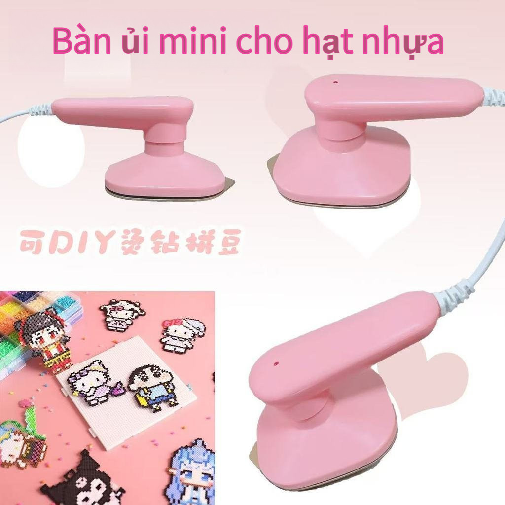 【Giao Bắc Ninh】hạt nhựa ủi Bàn ủi điện mini cho hạt cườm, bàn ủi thủ ...