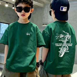 Áo Thun Hè Trẻ Em Màu Hồng In  2 Mặt, Chất Vải Bông Thoáng Mát Thấm Mồ Hôi COD