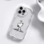 Vỏ Silicon Trong Suốt Snoopy Dễ Thương Cho Infinix Hot 60 Pro 70 Note 60 Smart 10 Plus 20 GT 50 Tecno Camon 50 40 Pro 5G Vỏ Điện Thoại Silicon Chống Sốc Bảo Vệ Camera TPU