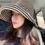 Mũ chống nắng sọc vành rộng AA dành cho nữ Chống tia cực tím Colorblo Mũ ngư dân mùa hè cho bãi biển Du lịch ngoài trời VN