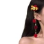 Năm Mới Hanfu Mũ Đội Đầu Trẻ Em Cổ Phụ Kiện Tóc Năm Mới Lễ Hội Tóc Màu Đỏ Năm Mới May Mắn Kẹp 1HQ6