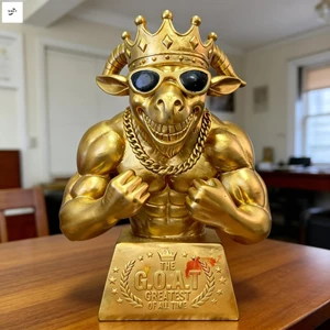 Cúp dê ngộ nghĩnh - Giải thưởng người chiến thắng tiệc văn phòng bóng đá Tượng để bàn