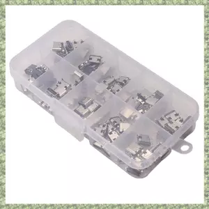 100 Cái / lô 10 Mô Hình Đầu Nối Đế Sạc USB Type-C Mix 6Pin Và 16Pin Sử Dụng Cho Điện Thoại Và Bộ Dụng Cụ Sửa Chữa Sản Phẩm Kỹ Thuật Số