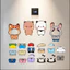 24 Cái / bộ Bubu Và Dudu Nam Châm Tủ Lạnh Kawaii Panda Yier Dress-Up Nam Châm Tủ Lạnh Miếng Dán Sáng Tạo Trang Trí Nhà Miếng Dán