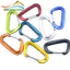 6061 Hợp kim nhôm hình chữ D Carabiner 8mm Móc leo núi để tập thể dục Thiết bị ngoài trời