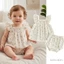 Bộ trang phục mùa hè hoa cho bé gái Áo ba lỗ cổ vuông Babydoll + Bộ quần short PP