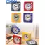 <cosyh>Compact Silent Alarm Clock with Night Light Perfect for Travel and Bedside Use