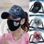 PNPIA- Mũ Bóng Chày Nữ Tinh Tế Bướm Kim Sa Lấp Lánh Mũ Hip Hop Fashionfortable Mũ Thoáng Khí Mũ Chống Nắng