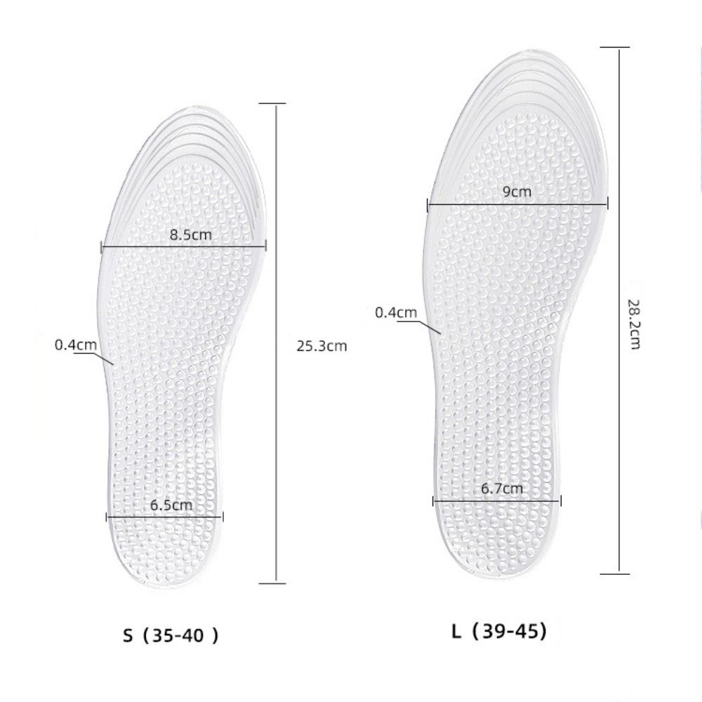 Đế hỗ trợ vòm FEDAOG, Đế silicon siêu mềm Full Palm, Đế chống trượt dày thể thao thoải mái chống trượt