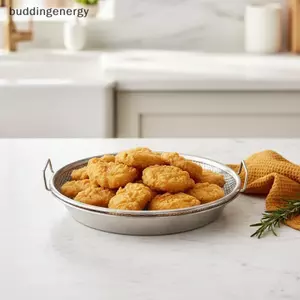 {BUDDI} Khay lưới nhà bếp bằng thép không gỉ để lọc dầu hiệu quả và sử dụng nhiều loại {buddingenergy}