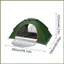 Lều tức thì có túi đựng Lều Cabin ngoài trời hạng nặng di động để ba lô để đi du lịch Sân sau kỳ nghỉ kouvn