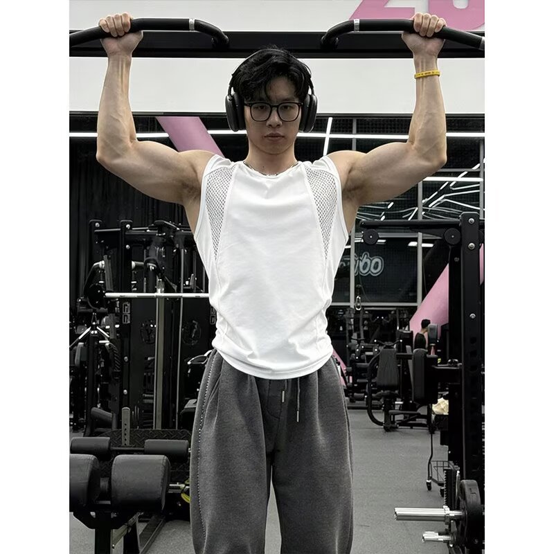 VG Nam Thể Dục Không Tay Tank Top Thoáng Khí Rời Phù Hợp Với Áo Tập Luyện Hợp Thời Trang Thể Thao
