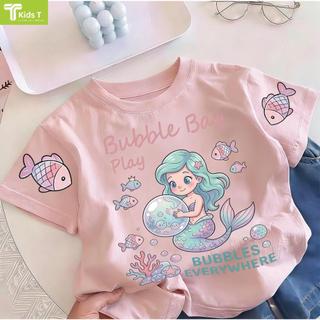 COD✅ (Hồ Chí Minh)Kids T Mall Áo phông tay ngắn In hình hoạt hình Áo Kiểu rộng và ấn tượng Trẻ em thời trang #VN865