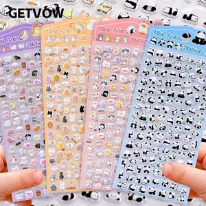 Nhãn dán cốc nước GETVOW, Đề can làm móng tay hiệu ứng lập thể điện thoại, Nhãn dán trang trí tự dính đa chức năng thời trang DIY