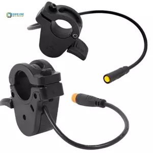 1 Phụ tùng tăng tốc phanh ngón tay KiScooter cho Kugoo Kikirin G4 Max Xe tay ga điện Thumb Throttle lắp ráp mới