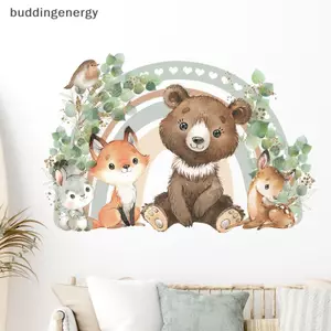 {BUDDI} Đồ trang trí tường động vật rừng cho phòng trẻ em Phòng trẻ em Đồ trang trí phòng trẻ em Đồ trang trí phòng trẻ em Động vật hoạt hình {buddingenergy}