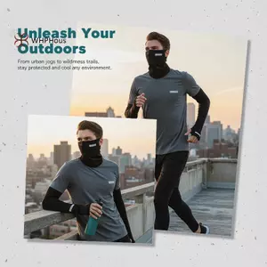 < WHPHous-t > Mặt nạ lụa băng đi xe đạp câu cá với thiết kế tia cực tím thoáng khí đẹp
