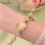AqToCna Phước Lành Luy Cặp Đôi Kính Tình Bạn Thỏ Vòng Tay Thời Trang Hạt Đá Tự Nhiên Cho Nữ Trang Sức Quà Tặng AqToCna