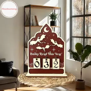 Hodou Sách Gỗ Đọc Năm Nay Phản Đọc Thử Thách Đọc Sách Trar Kệ Sách Câu Lạc Bộ Trang Trí Lớp Học Quà Tặng Năm Mới Cho Giun Sách Gia Đình VN