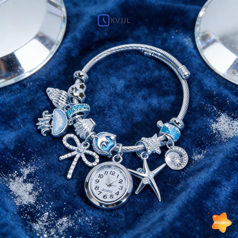 [KvJJL-t] Đồng hồ đeo tay đa năng lấy cảm hứng từ đại dương Thiết kế thanh lịch Tiện lợi cho việc thay đổi hàng ngày và du lịch mới