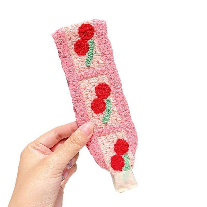 Springevenstar Retro Sang Trọng Cô Gái Phụ Kiện Tóc Dệt Kim Vintage Cho Thời Trang Hàng Ngày Springevenstar