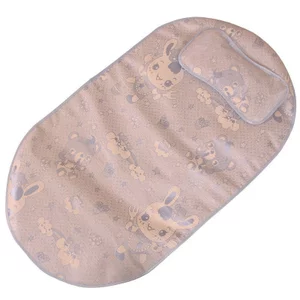 Bán Trực Tiếp Hình Bầu Dục Ice Silk Mat Bunny Bé Muỗi Lưới Mát Thảm Cũi Bé Rơm Thảm Trẻ Em 2KYJ