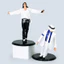 HT3 Michael Jackson Garage Kits Hát Moonwalk màu trắng phù hợp với Đồ trang trí trang trí máy tính để bàn TH3
