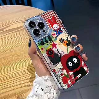 Ốp Lưng Cô gái mũm mĩm với đôi mắt đeniPhone 11 12 13 14 15 16 Pro X XR XS Max 7Plus 8Plus trong suốtbạch Suốt-GD