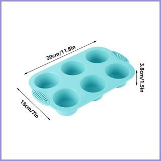 Muffin Khay 6 Khoang Khuôn Nướng Bánh Chảo Cho Gia Đình Nhà Bếp Ngày Lễ Tiệc Gia Đình Tập Hợp Món Tráng Miệng Làm mueadsyvn