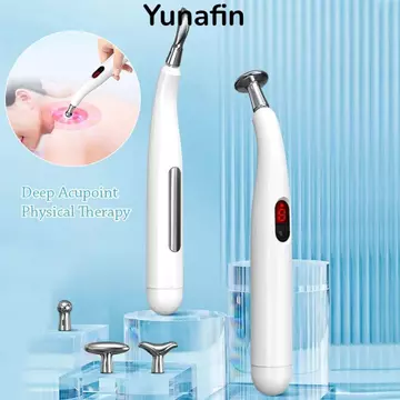 Máy mát xa YUNAFIN, Bút châm cứu điện tử chữa bệnh thư giãn, Giảm đau di động Châm cứu Massage Hàng chục điểm Massage toàn thân