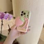 Thích hợp cho Apple 17promax Bracket Strawberry Mirror Phone Case iPhone17 / 16 / 15 / 14pro Fun Case