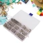 SMILE 460 chiếc Chân an toàn, Chân an toàn đa chức năng bằng thép không gỉ an toàn bằng sắt, Số lượng lớn 7 kích cỡ Chân an toàn chắc chắn Dụng cụ cầm tay