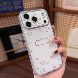 Hình ảnh chú chó lông xoăn ỐP đIệN ThoạI Cho IPhone 17 15 14 13 12 11 Promax, XR XS MAX 16PRO 16 Plus ốP Silicon TPU MềM