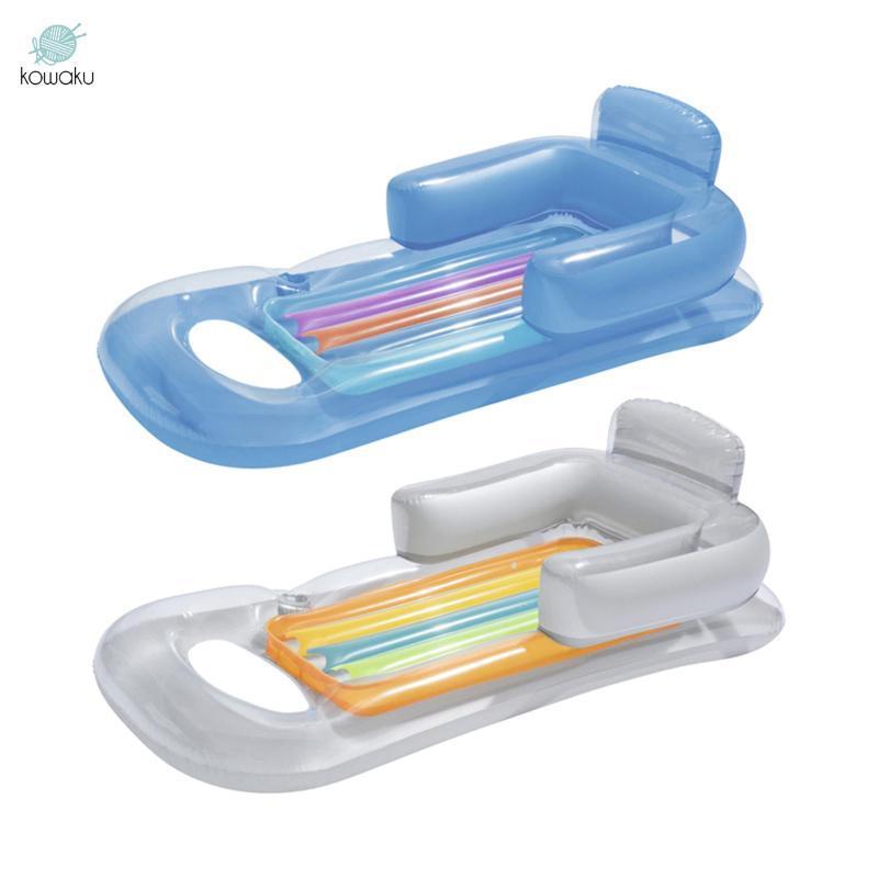 Giường nổi bơm hơi nhiều màu Bể bơi Lounger Võng nước cho kỳ nghỉ bơi lội mùa hè