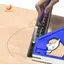 Thước góc phải 30CM Thước góc đánh dấu lỗ Thước đo góc công nghiệp Máy đo đánh dấu Scribe Vẽ một vòng tròn chế biến gỗ