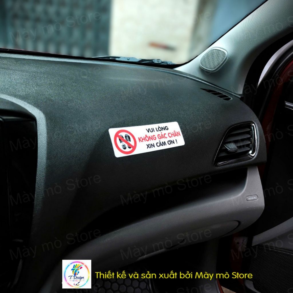 "Decal No Smoking & Seatbelt Reminder cho Xe Hợp Đồng – Mày Mò Store"