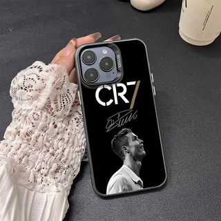 Ốp lưng CR7 Ronaldo, chống sốc phong cách bóng đá thể thao Bảo Vệ Camera Cấp iPhone 17/16/15/14/13/12/11/X/XS Ma