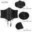 AqToCna Thắt Lưng Nữ Eo Corset Da PU Rộng Giảm Béo Thắt Lưng Cơ Thể Co Giãn Dây Thắt Lưng Có Thể Điều Chỉnh Đầm Thắt Lưng AqToCna