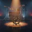 Dễ dàng sử dụng Cymbal Jingle Đính kèm nhẹ Hi-Hat Jingle Đính kèm có thể điều chỉnh cho máy trống