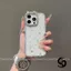 Ốp Lưng Cho IPhone 15 16 11 13 17 14 12 Pro Max 14 15 Plus Max Ốp tai mèo đính kim cương dễ thương dành cho nữ