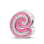 26 Màu Hồng Barbie Chữ Tiếng Anh Dây Hạt Lỗ Lớn, Hạt Hợp Kim Mới, Phụ Kiện Trang Sức DIY Hai Mặt, Vòng Tay