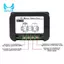 Bộ điều khiển tốc độ động cơ bàn chải DC6-55V 30A Bộ điều khiển thời gian máy đo tốc độ kỹ thuật số thông minh