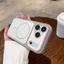 Cửa sổ lớn Thích hợp cho iPhone17promax Vỏ điện thoại từ tính Apple 16 Skin Feel Frosted 15 Vỏ bảo vệ hai màu
