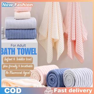 4 Màu Khăn Tắm Khăn Gội Khăn Mặt Sợi Cotton Mềm Mịn Thấm Hút Tốt Siêu Mềm Mịn Siêu Bền