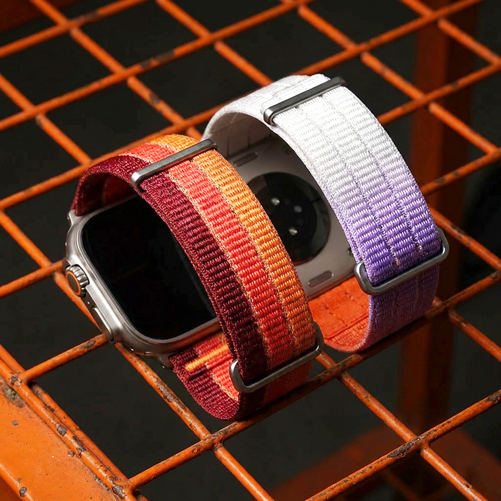 Dây đeo Nylon cho Apple Watch Ultra3 / 2 / 1 49mm Series11 / 10 46mm 45mm 44mm 42mm 41mm 9 8 7 6 SE3